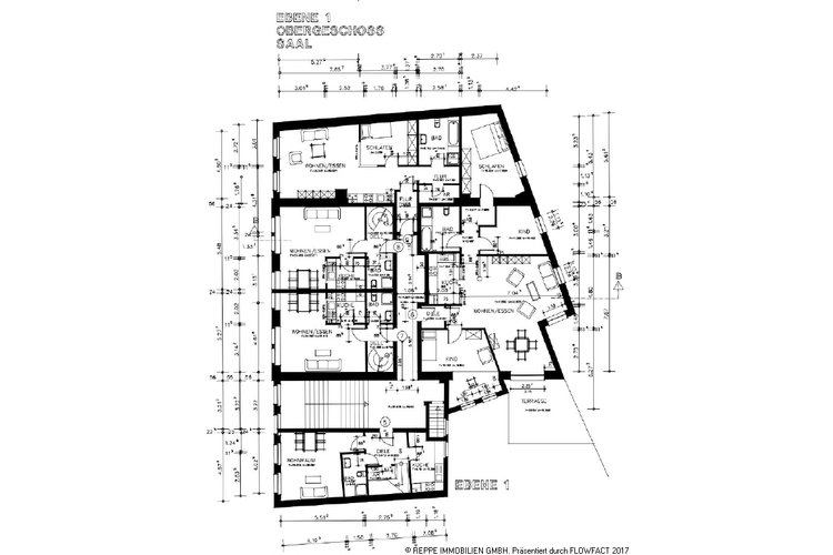 Grundriss Obergeschoss B2b