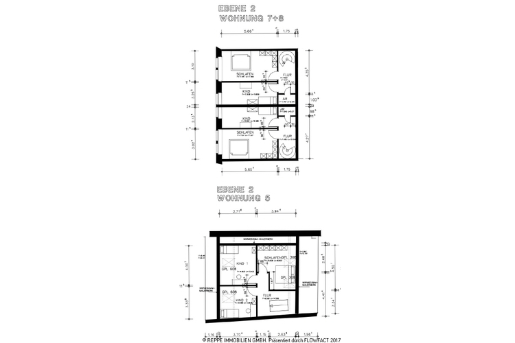 Grundriss Dachgeschoss B2b